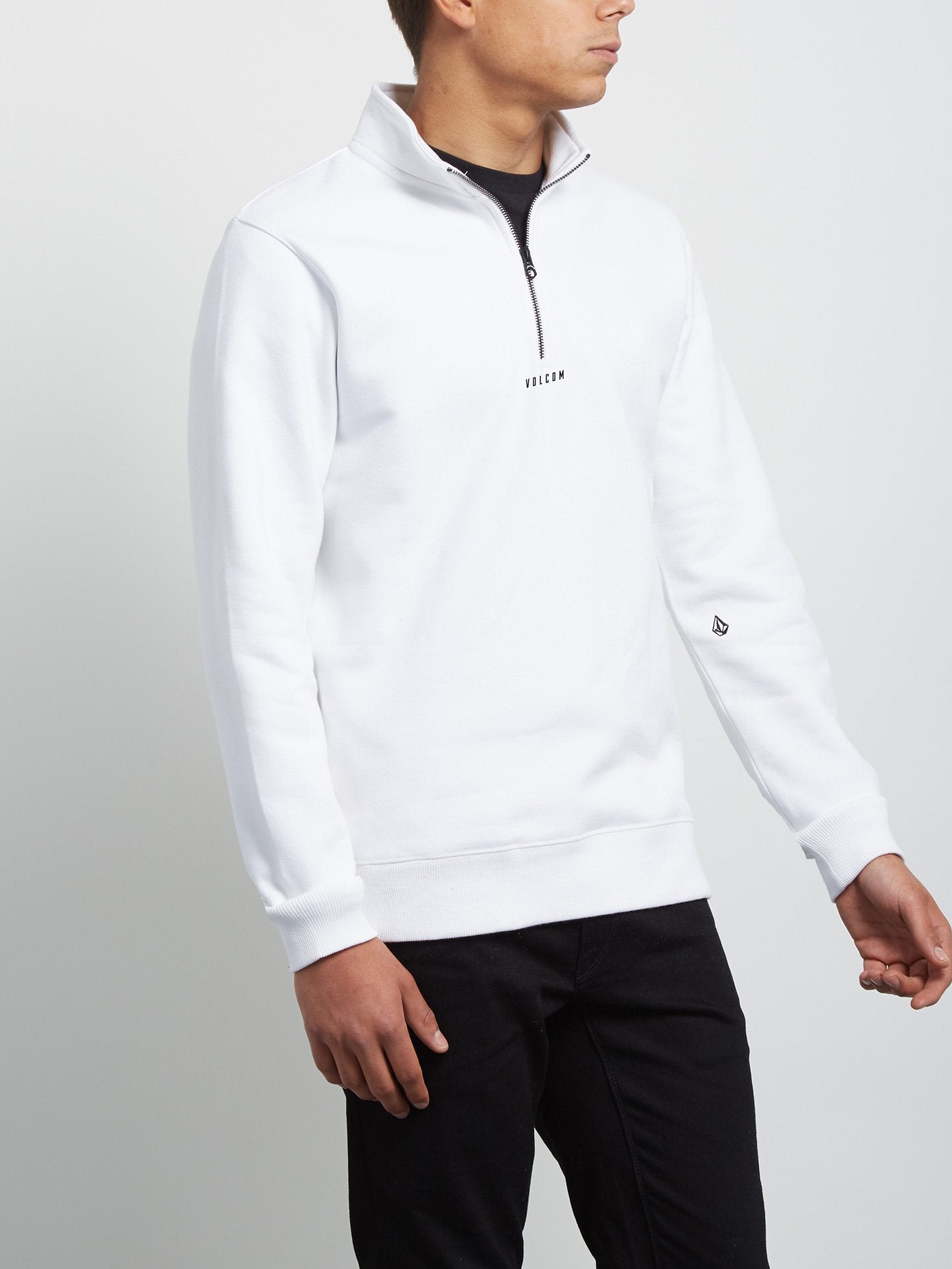Sweatshirt Dixon Mock - White