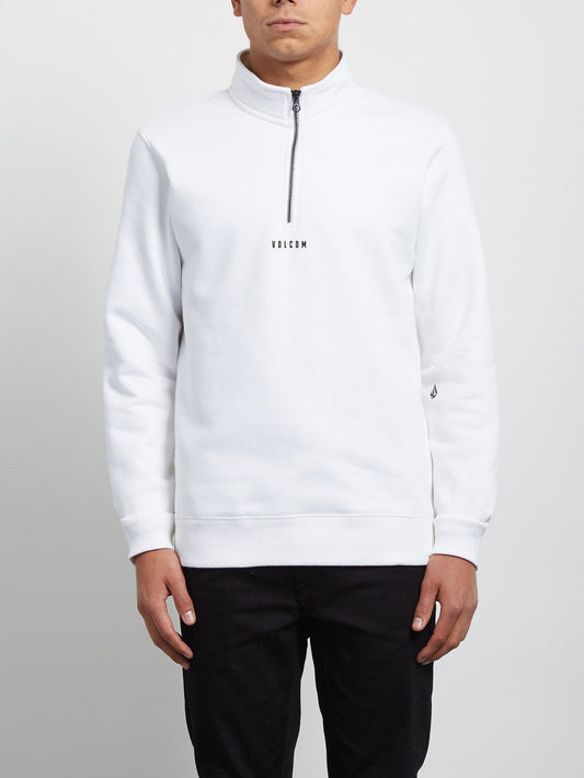 Sweatshirt Dixon Mock - White