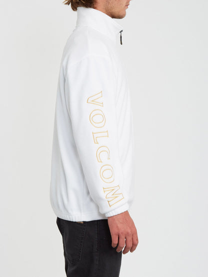Atavic Quarter Sweatshirt mit Reißverschluss – WEISS