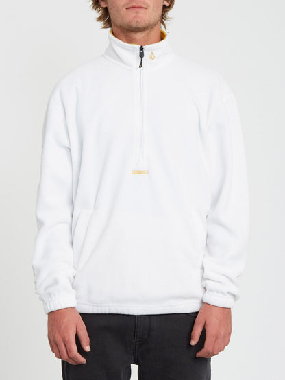 Atavic Quarter Sweatshirt mit Reißverschluss – WEISS