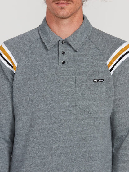CJ Collins Vpolo Sweatshirt - COOLES BLAU