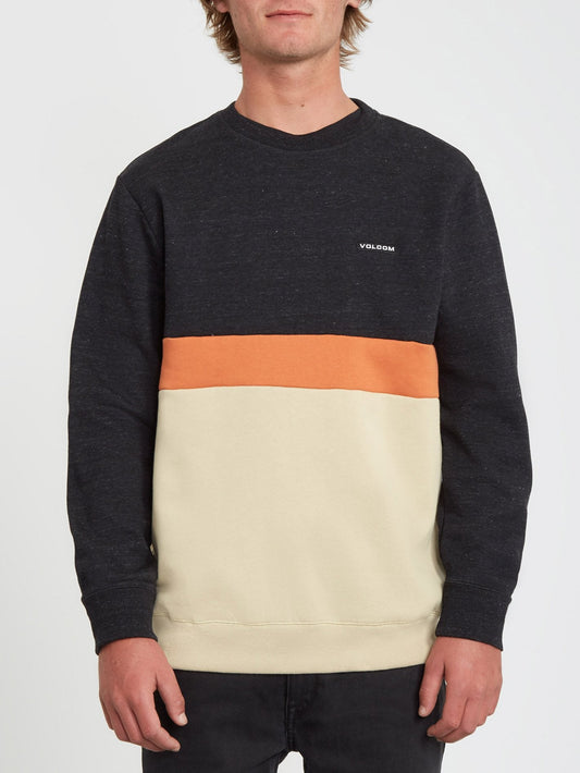 Single Stone Div Crew Sweatshirt - MANDEL