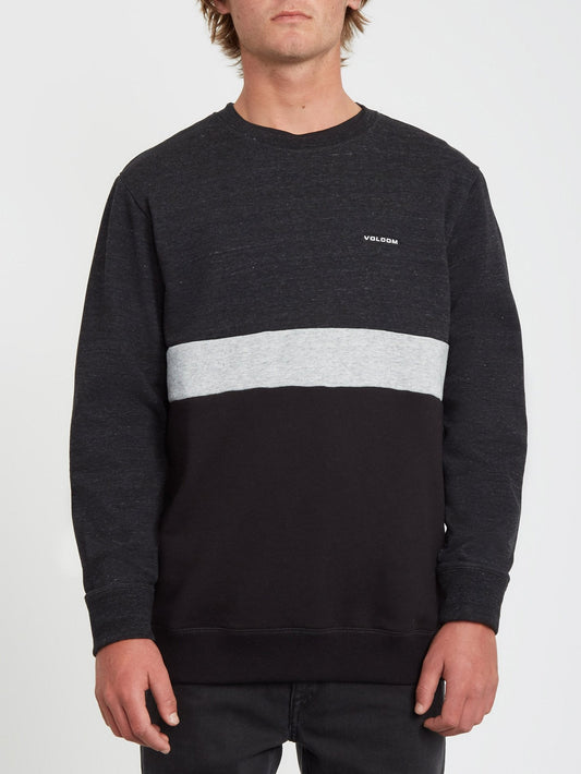 Sweat Single Stone Div Crew - SULFUR BLACK