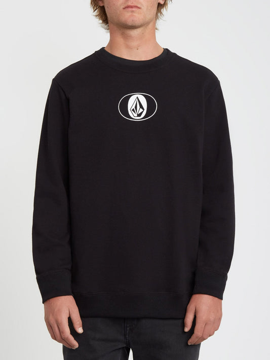 Ovalstone Crew Sweatshirt – SCHWARZ