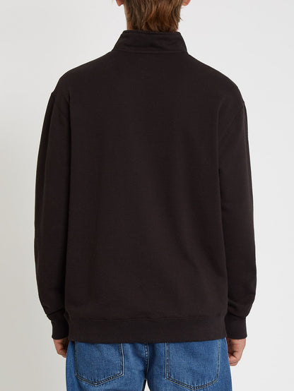 Serum Zip-Up Sweatshirt - Black