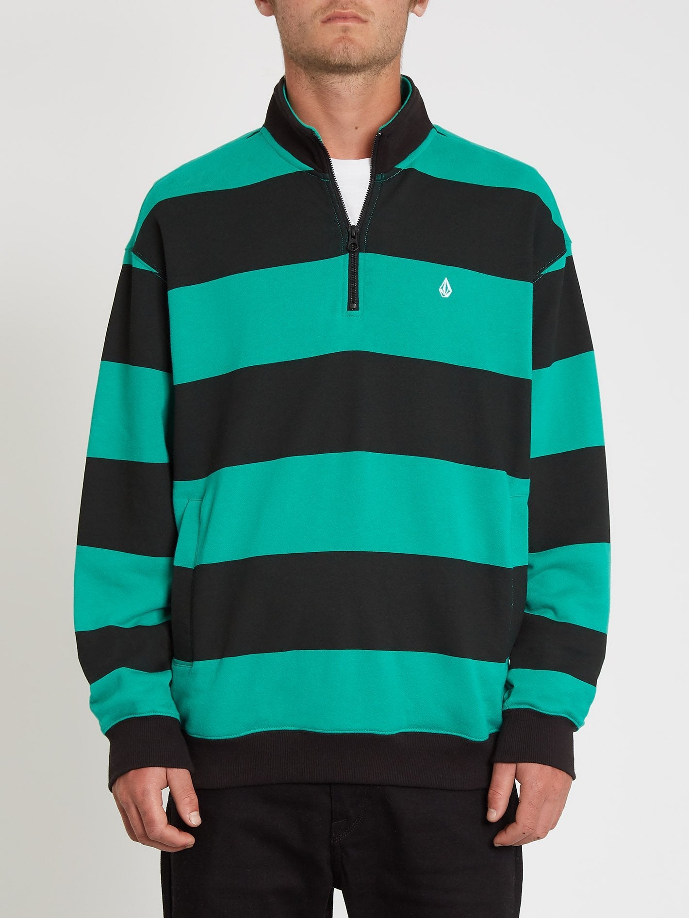 Serum Zipped Sweatshirt - Synergy Green
