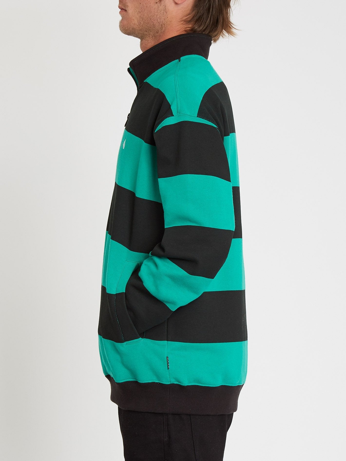 Serum Zipped Sweatshirt - Synergy Green