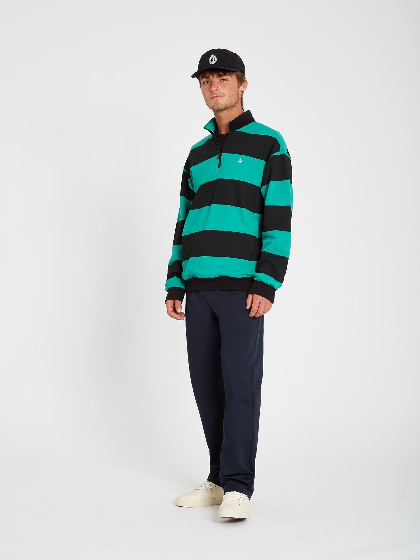 Serum Zipped Sweatshirt - Synergy Green