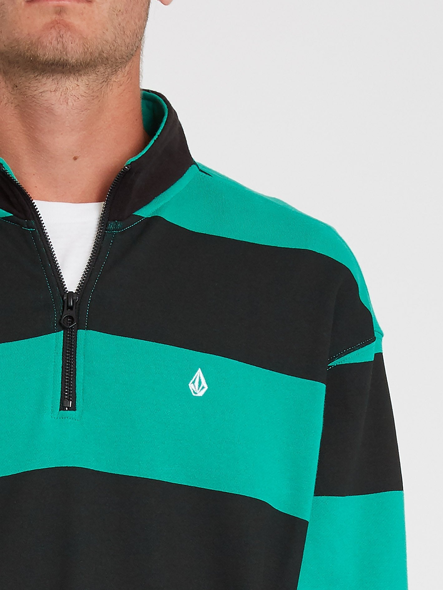Serum Zipped Sweatshirt - Synergy Green