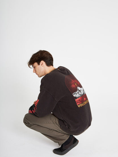 Harcid Wash Sweatshirt - Schwarz