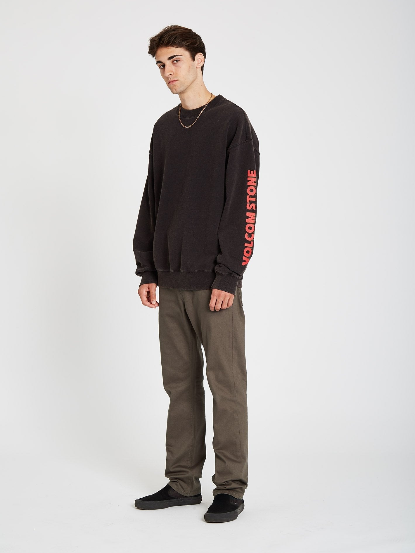 Harcid Wash Sweatshirt - Schwarz