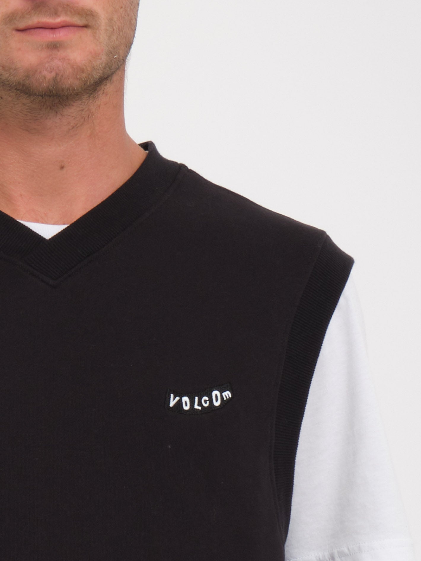 Sleeveless Sweatshirt - BLACK