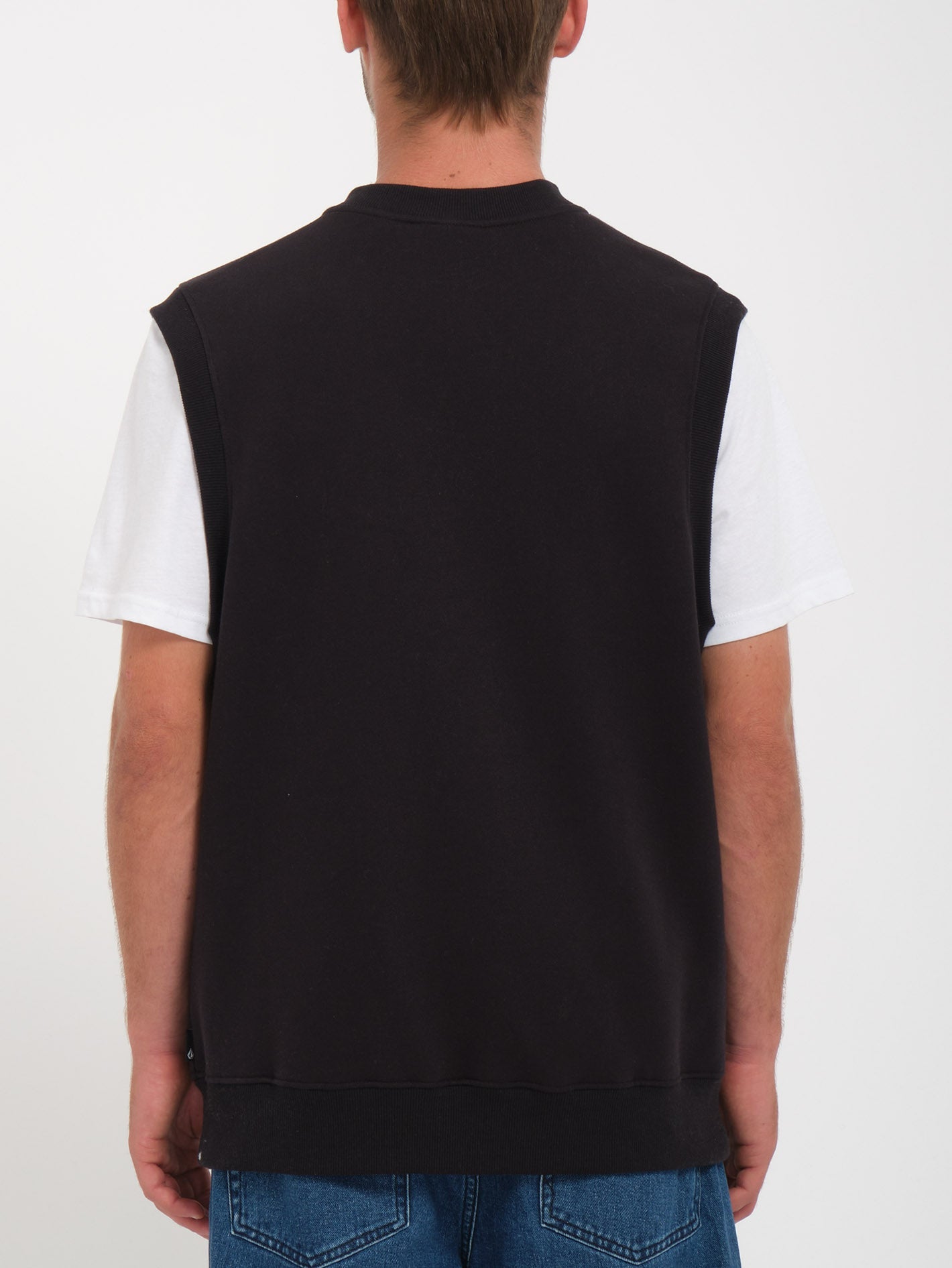 Sleeveless Sweatshirt - BLACK