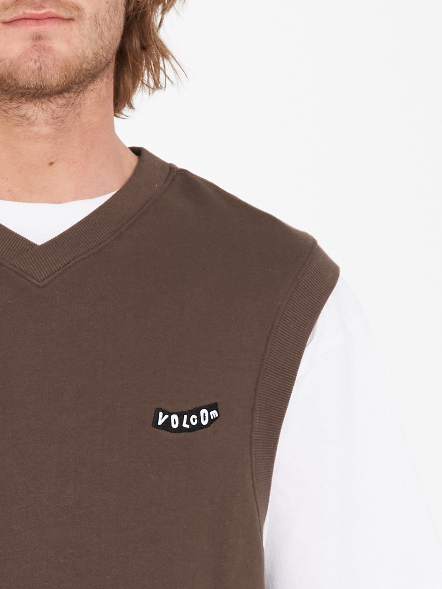 Ärmelloses Sweatshirt - BURRO BRAUN