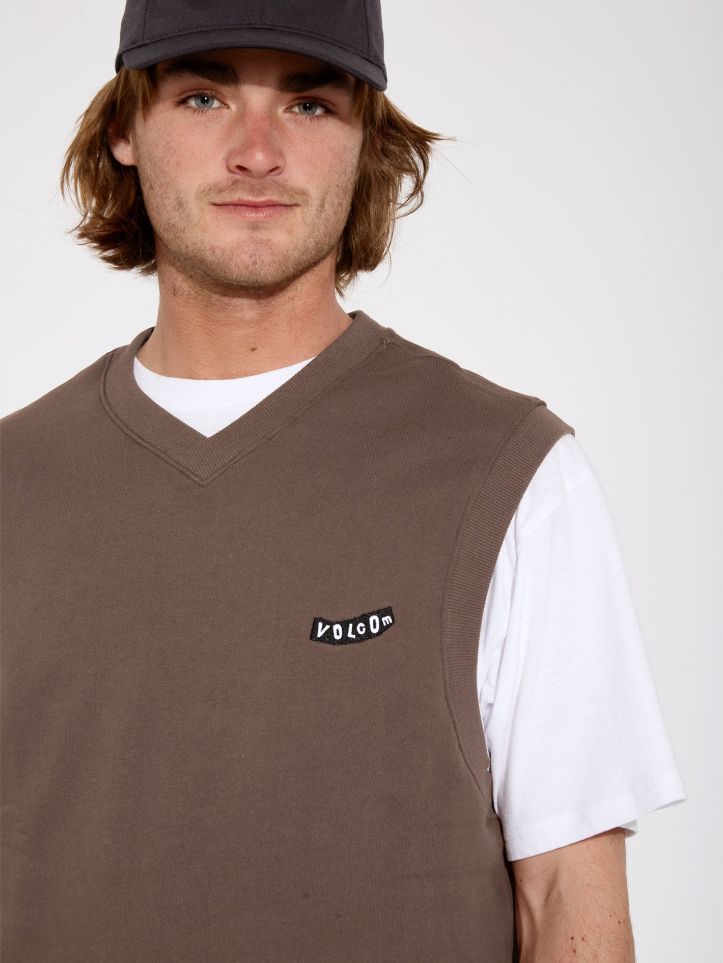 Ärmelloses Sweatshirt - BURRO BRAUN