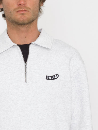 Sweatshirt Nevermine Terry - BONE HEATHER