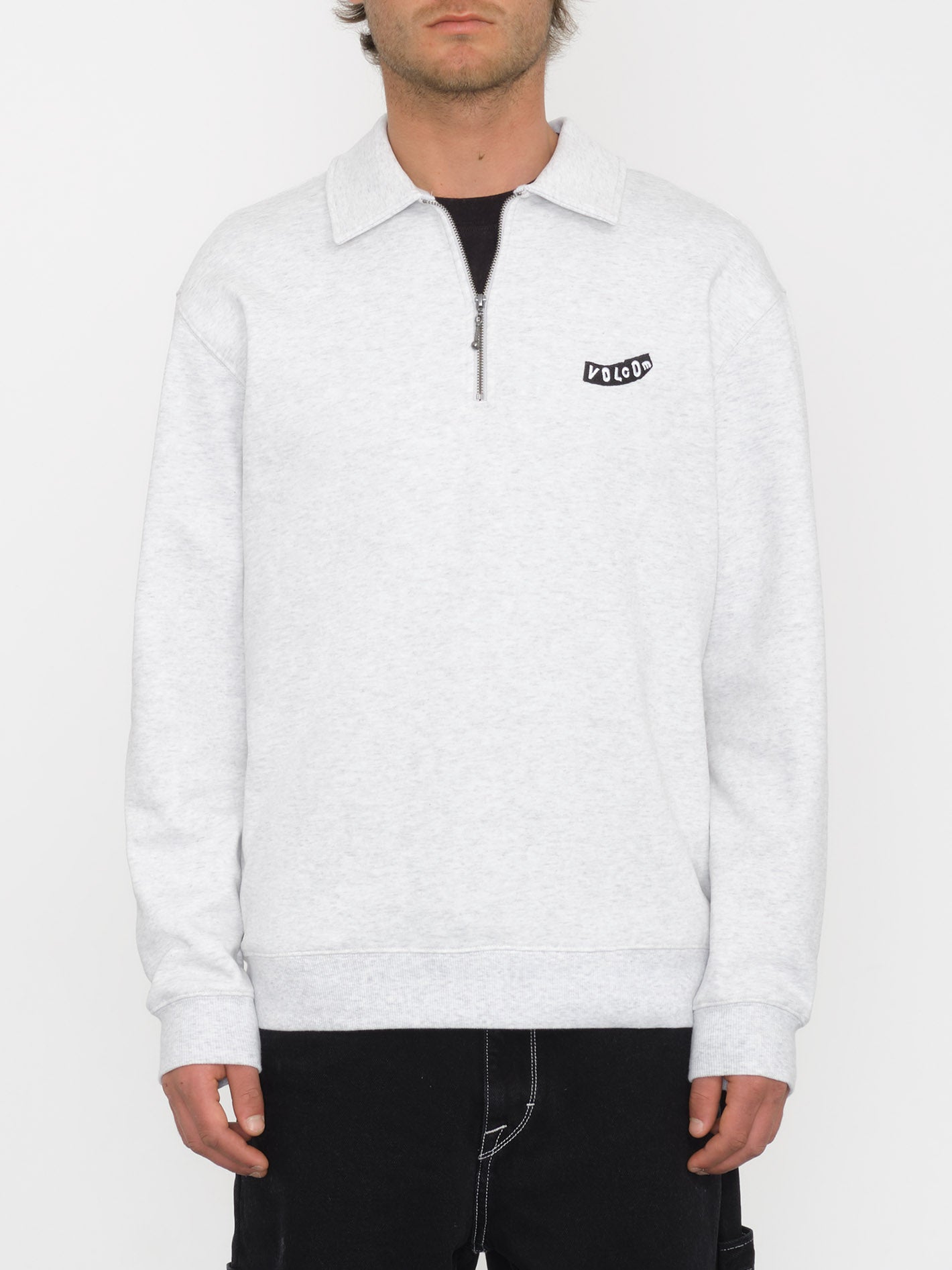Sweatshirt Nevermine Terry - BONE HEATHER