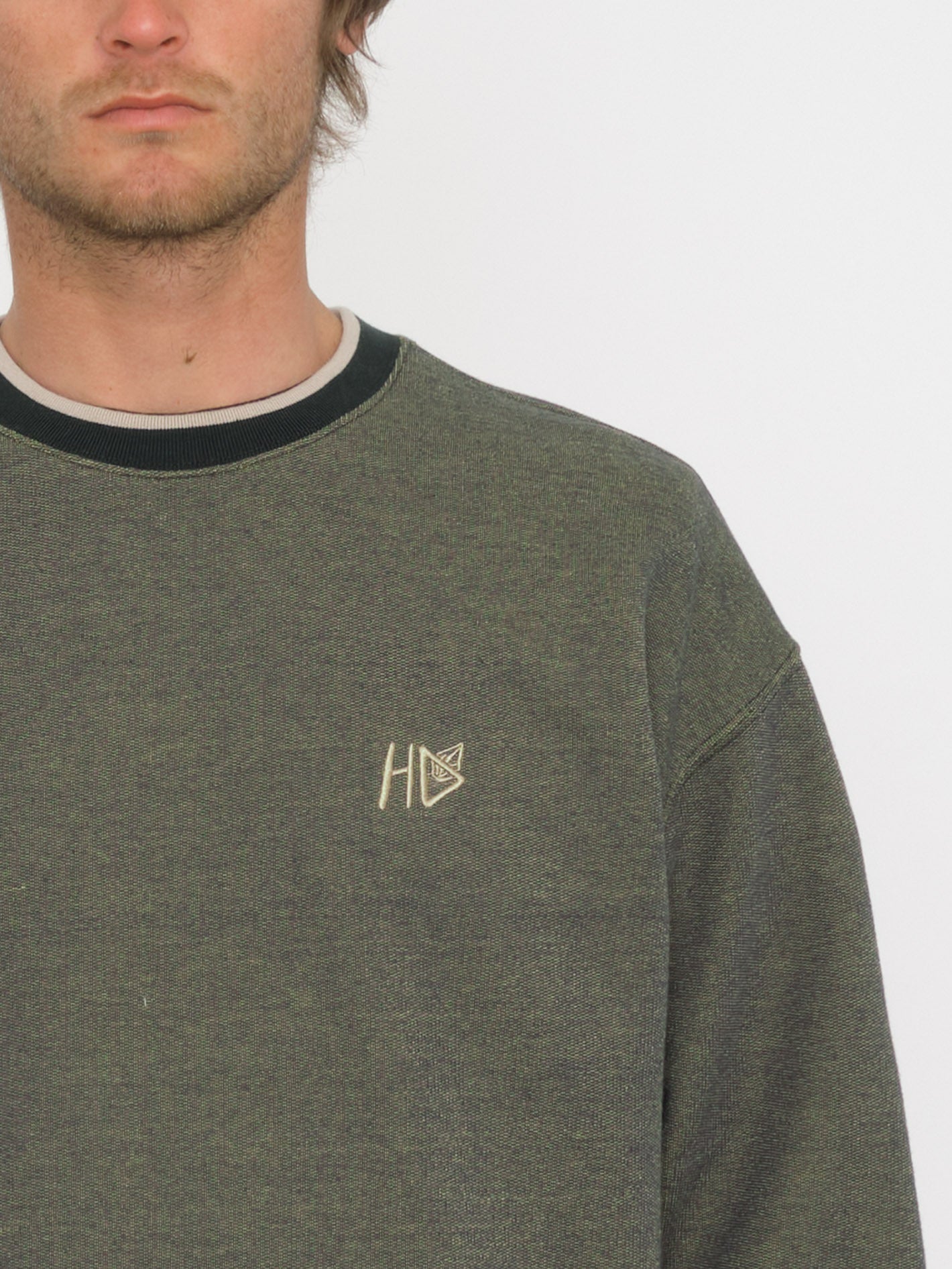 Sweatshirt V Ent Hockey Dad - LEMON HEATHER