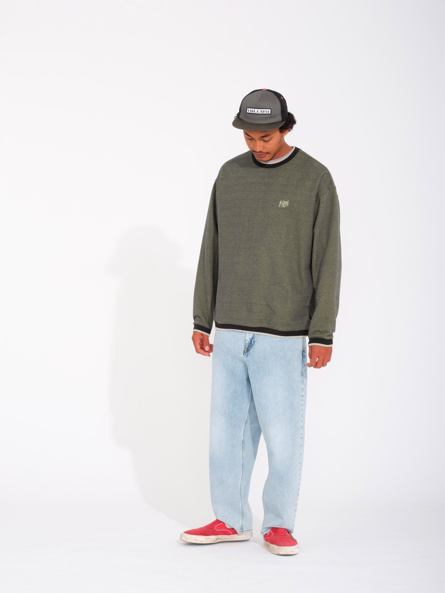 Sweatshirt V Ent Hockey Dad - LEMON HEATHER