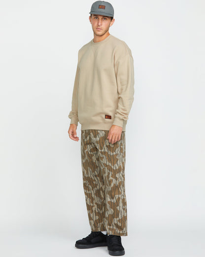 Operators Sweatshirt - LIGHT KHAKI
