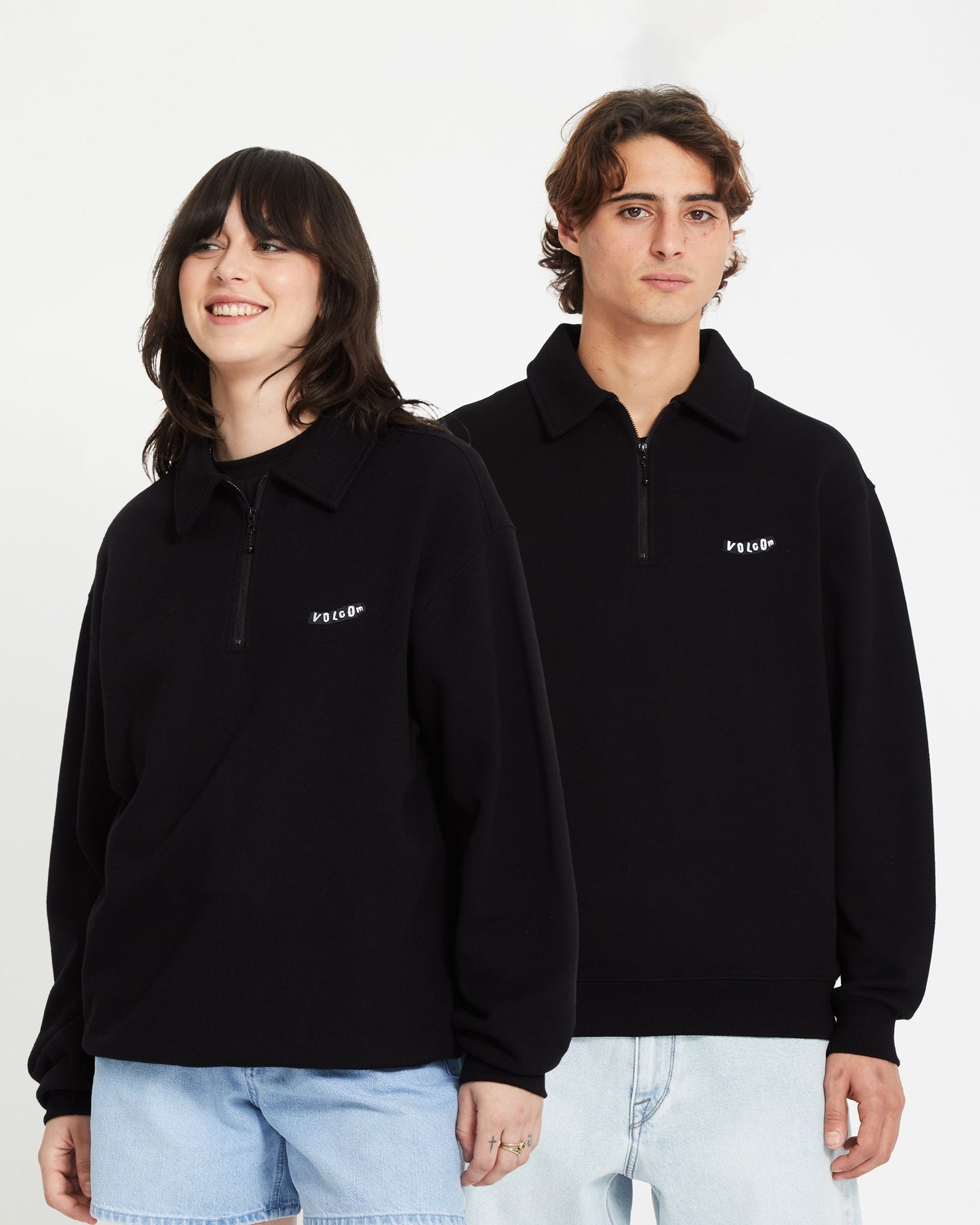 Nevermine Terry Sweatshirt - BLACK