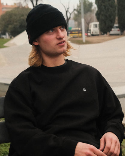 Sweatshirt Single Stone - BLACK