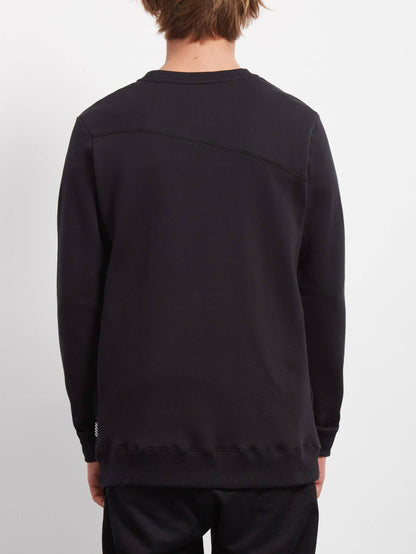 Sweat Sngl Stone Crew - Black