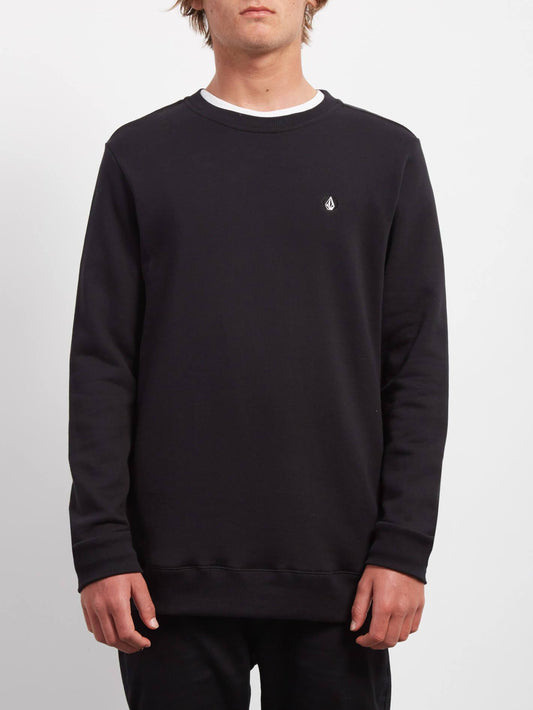 Sweat Sngl Stone Crew - Black