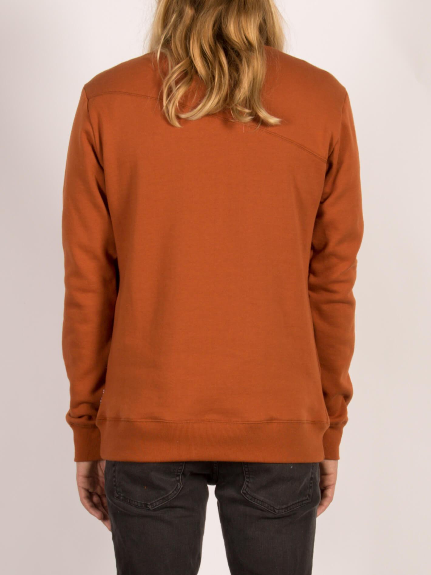 Sngl Stone Crew Sweatshirt - Copper
