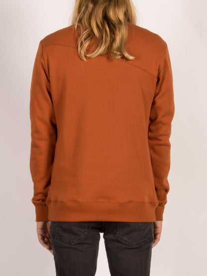 Sngl Stone Crew Sweatshirt - Copper
