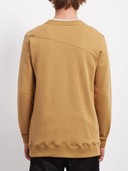 Sngl Stone Crew Sweatshirt - Altgold