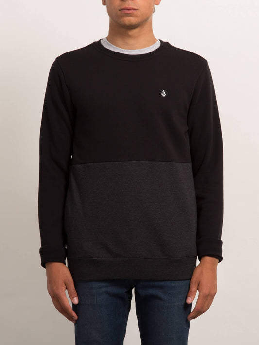 Sweatshirt Single Stone Division Crew - Black