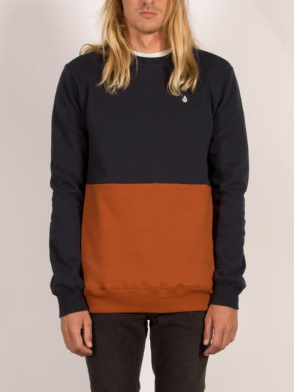 Single Stone Division Crew Sweatshirt - Kupfer
