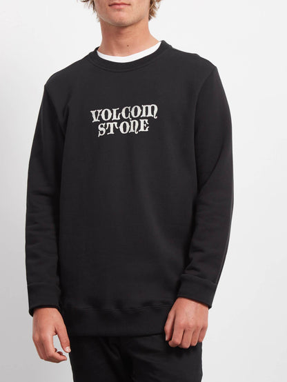 Supply Stone Crew Sweatshirt - Neu Schwarz