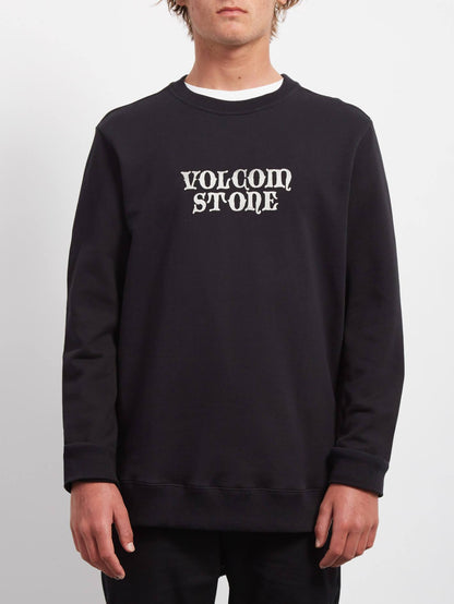 Supply Stone Crew Sweatshirt - Neu Schwarz