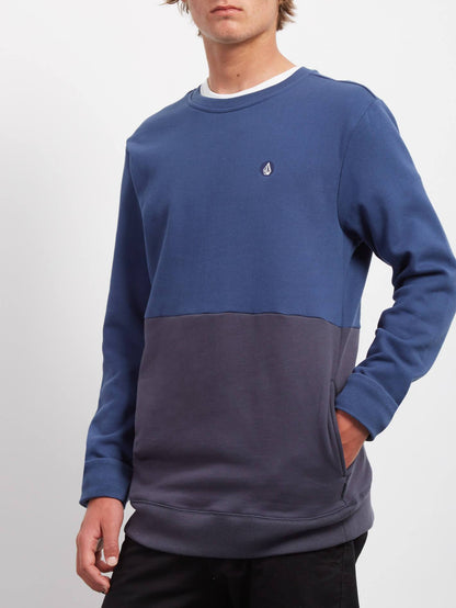 Sngl Stn Div Crew Sweatshirt - Gereiftes Blau