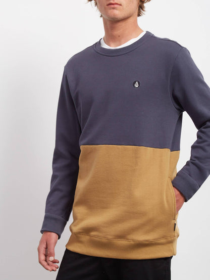 Sngl Stn Div Crew Sweatshirt - Mitternachtsblau