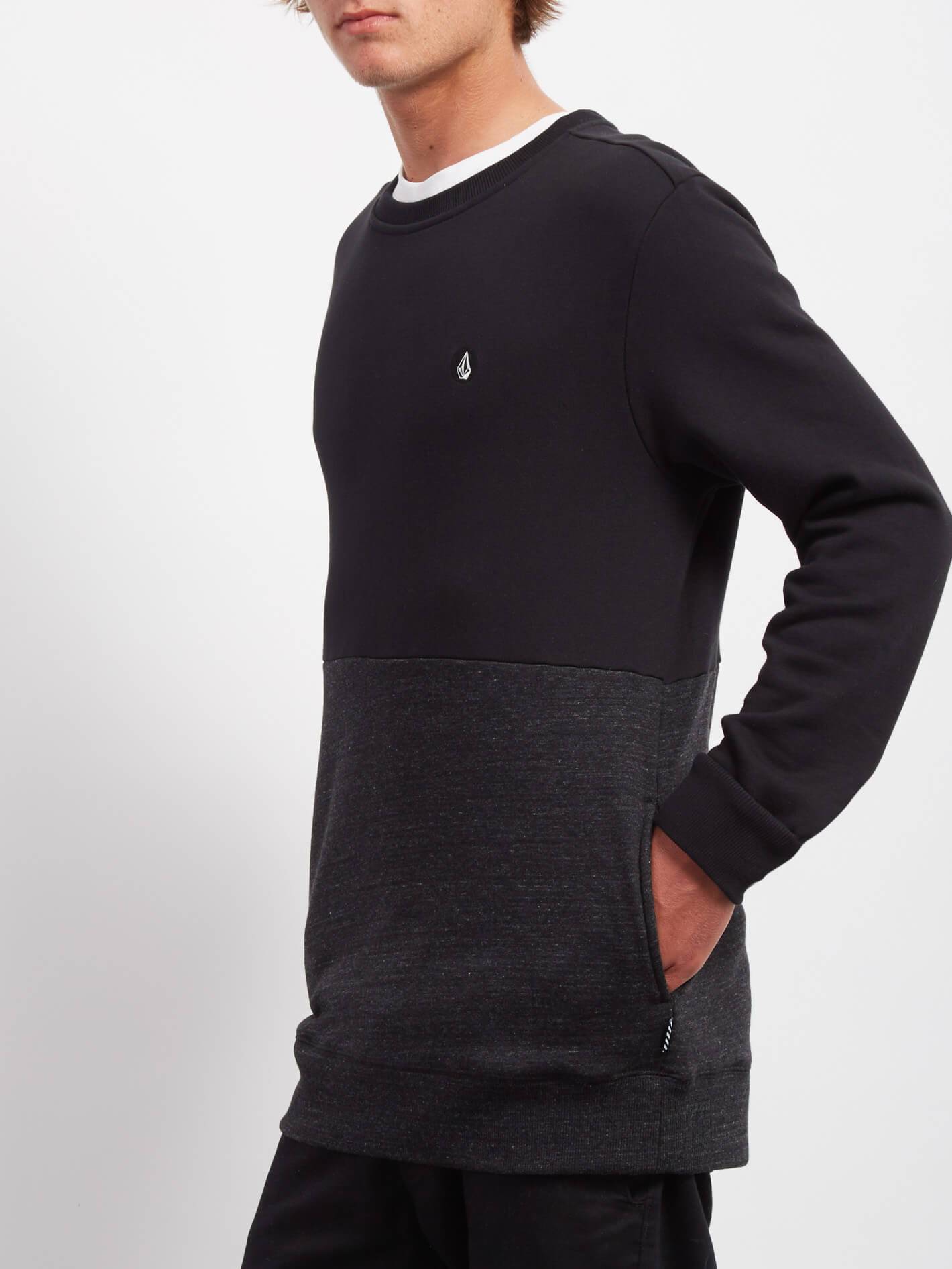 Sweat Sngl Stn Div Crew - Sulfur Black