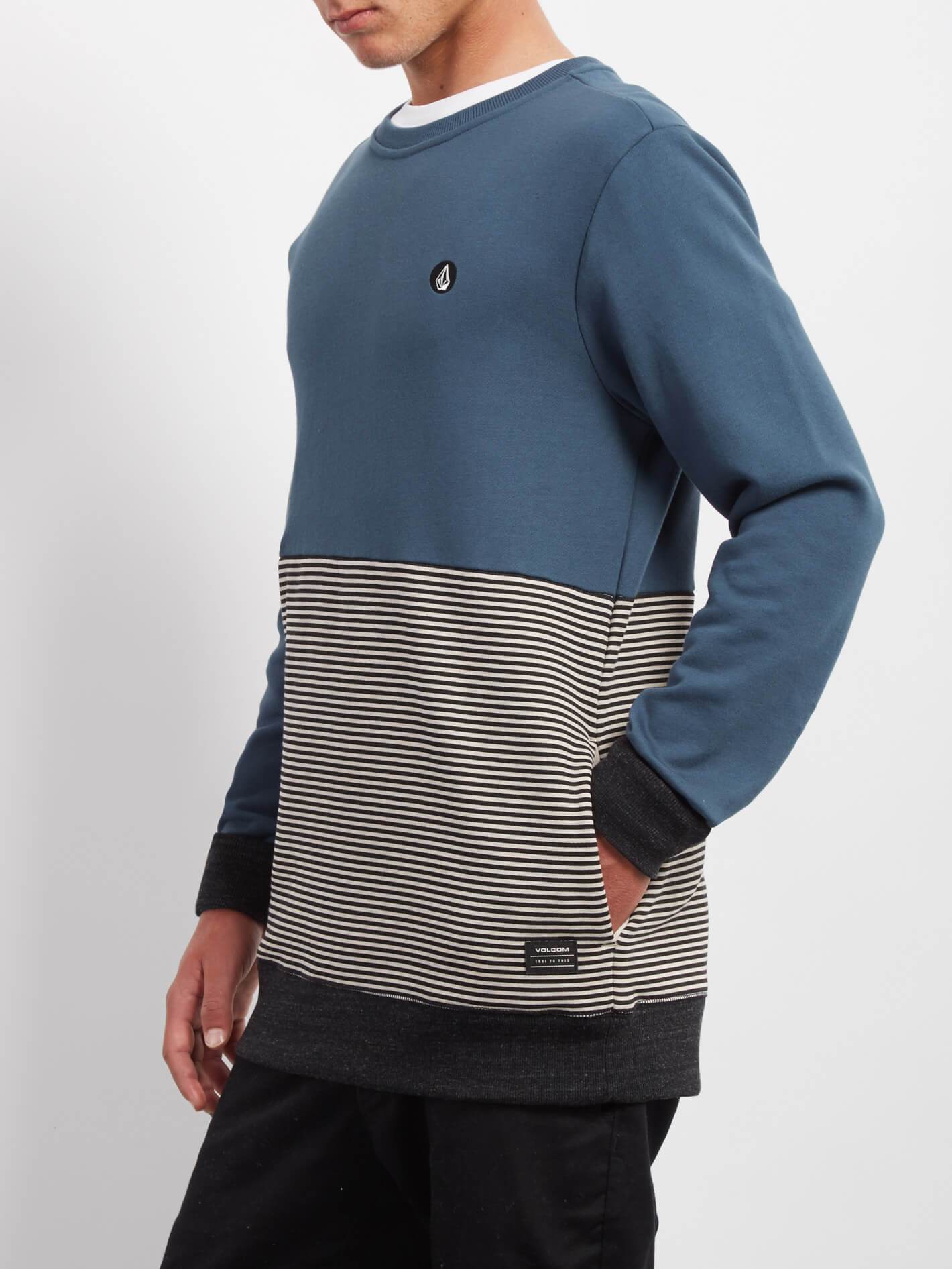 Sweat Threezy Crew - Navy Green