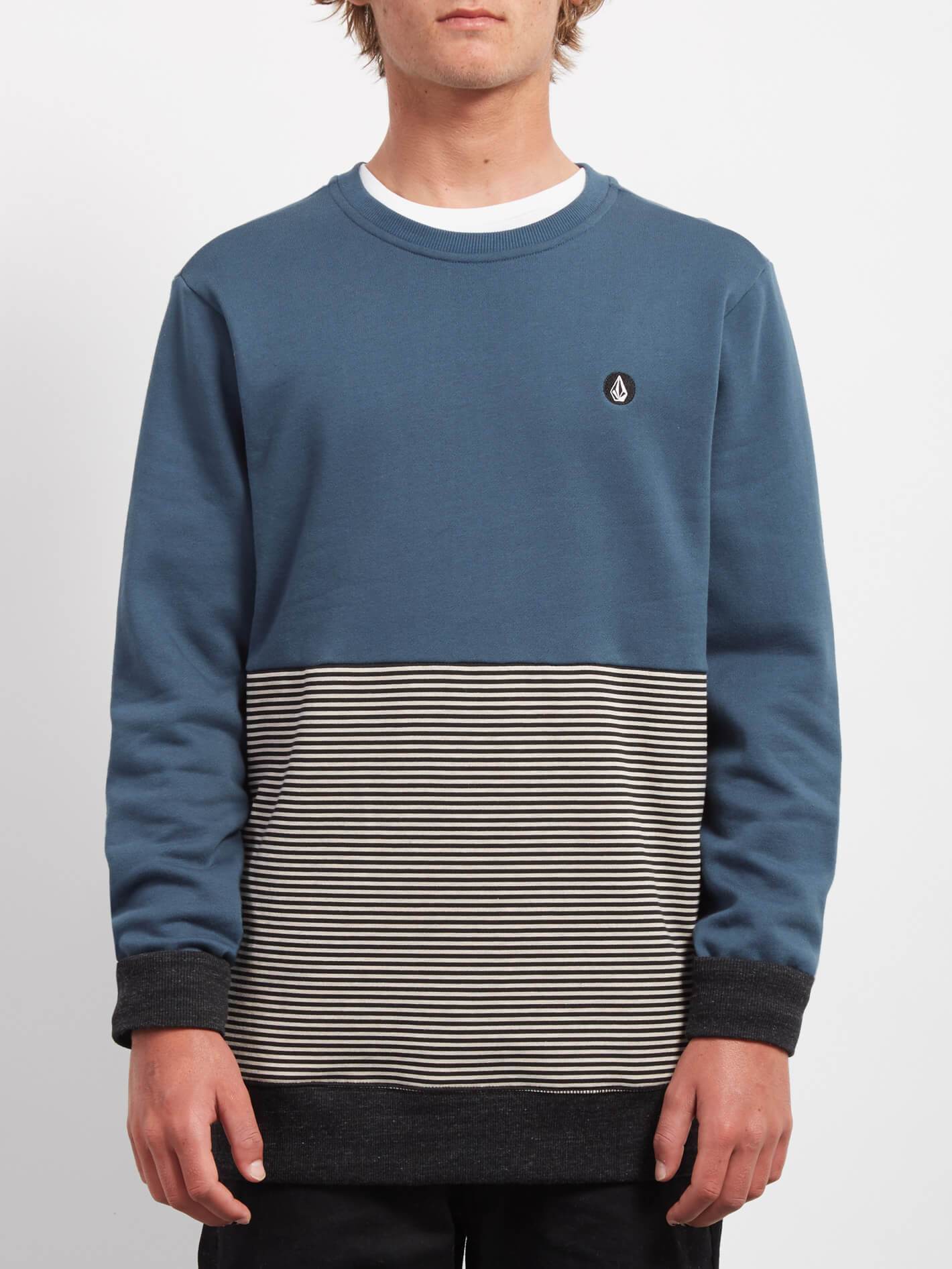 Sweat Threezy Crew - Navy Green