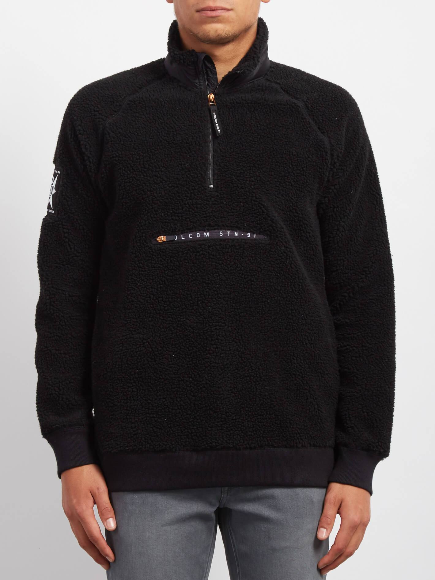 AP Mock Sweatshirt - Black
