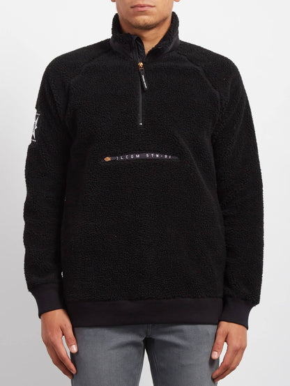 AP Mock Sweatshirt - Black