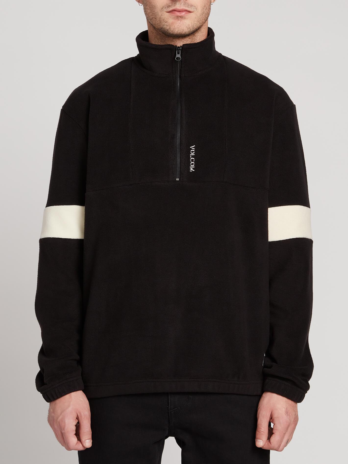 Trekker Sherpa Sweatshirt - Black