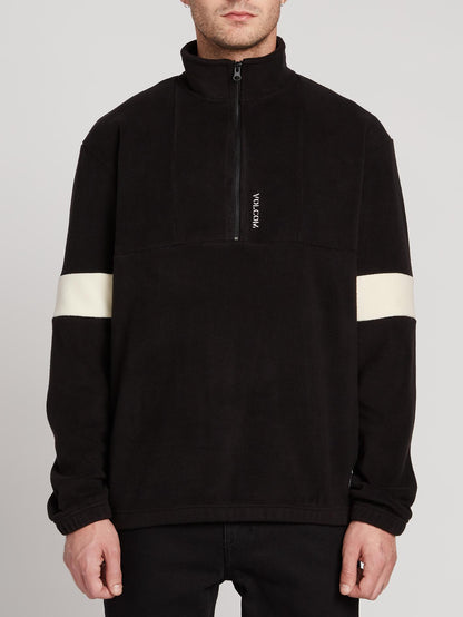 Trekker Sherpa Sweatshirt - Black