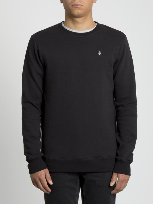 Sweatshirt mit Einzelsteinen - Schwarz