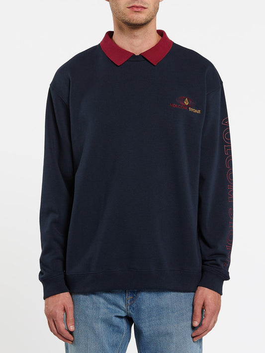 Volometrisches Sweatshirt - MARINEBLAU