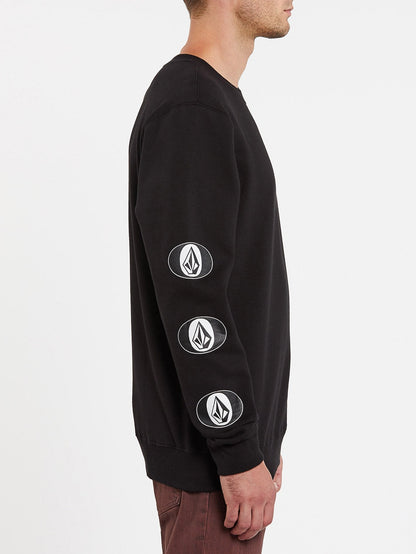 Stone Stack Sweatshirt - BLACK