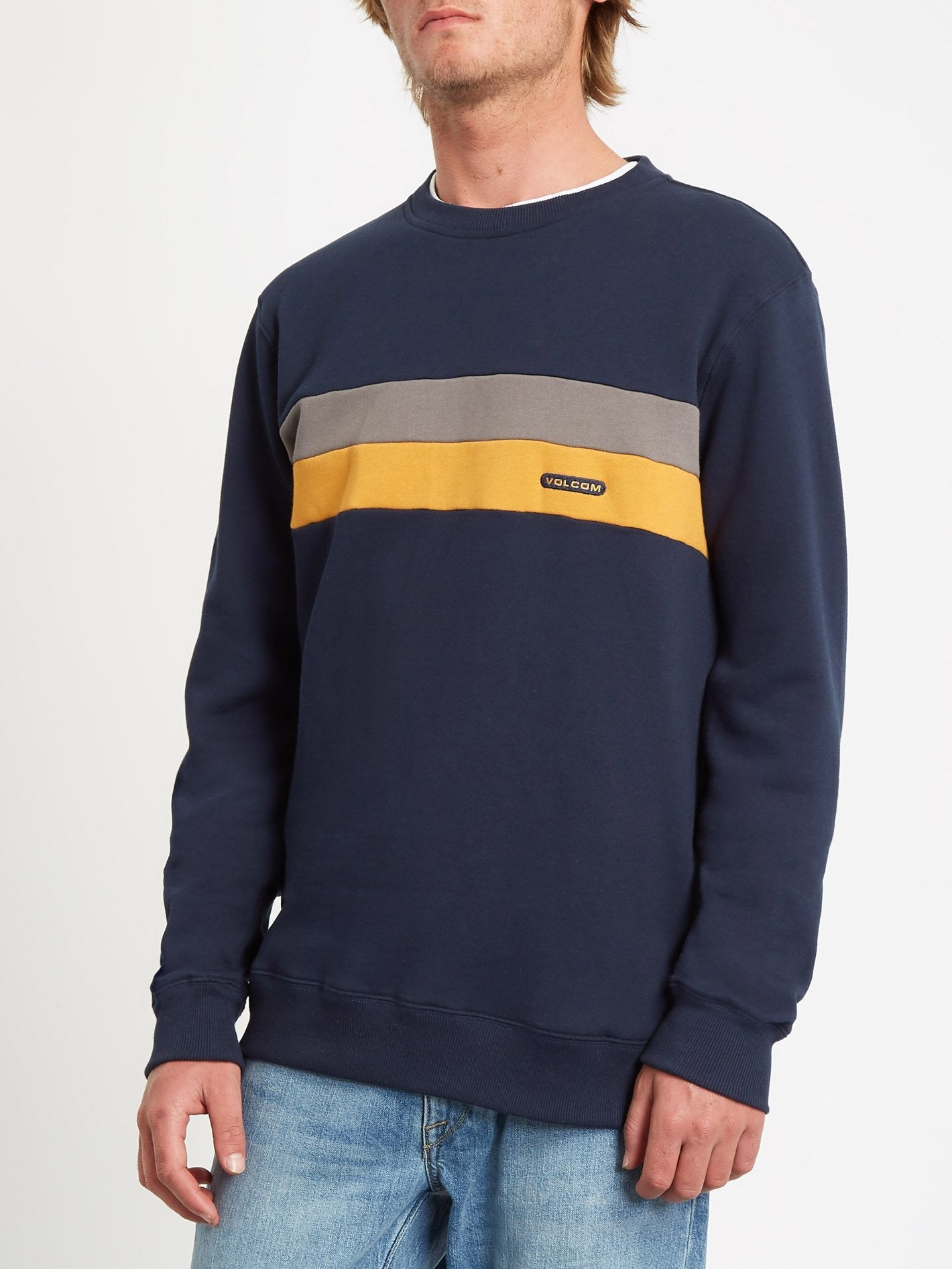 Single Stone Div Sweatshirt - MARINEBLAU