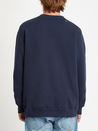 Single Stone Div Sweatshirt - MARINEBLAU