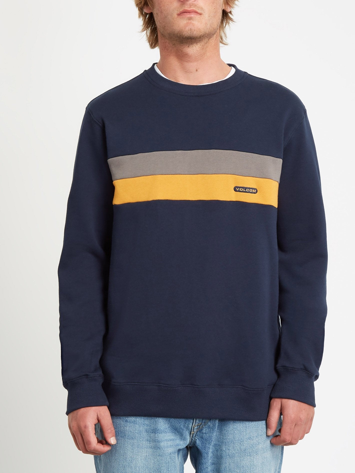 Single Stone Div Sweatshirt - MARINEBLAU